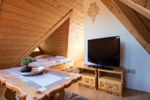 Ložnice v apartmánu Forster House
